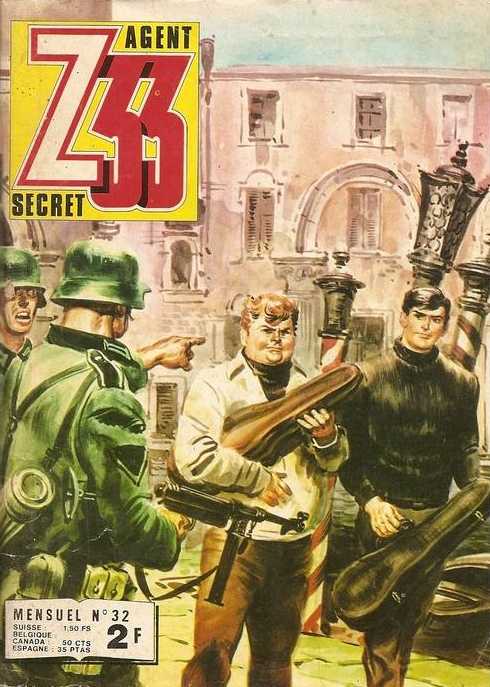 Scan de la Couverture Z 33 Agent Secret n 32